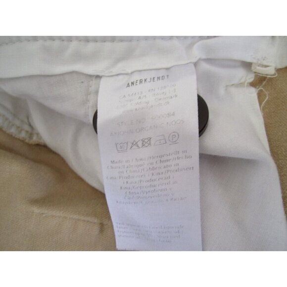 Men's Anerkjendt Organic Noos Caviar Pants Sz L (MP186) - Picture 4 of 10
